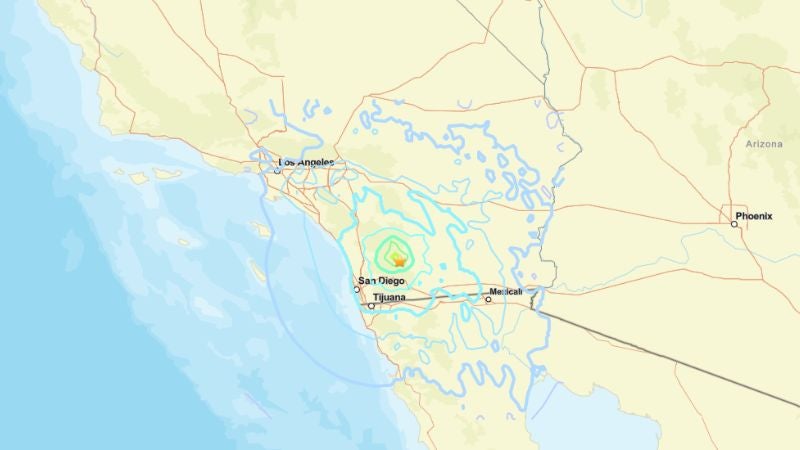 Sismo sur California
