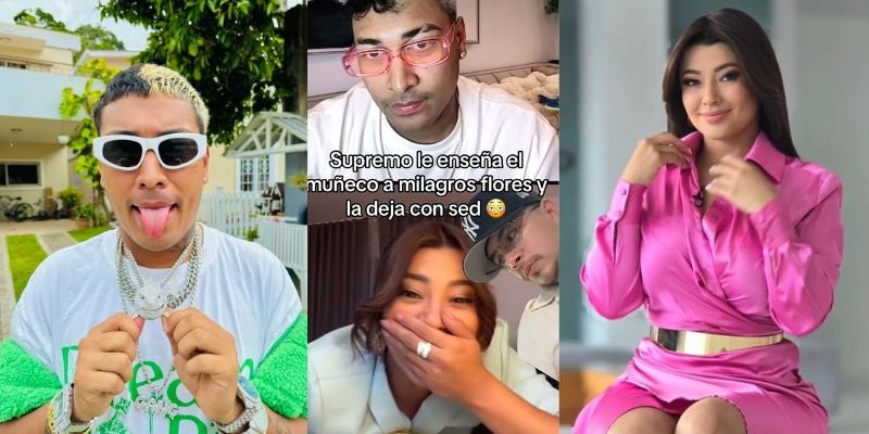 Supremo le enseña “el muñeco” a Milagro Flores