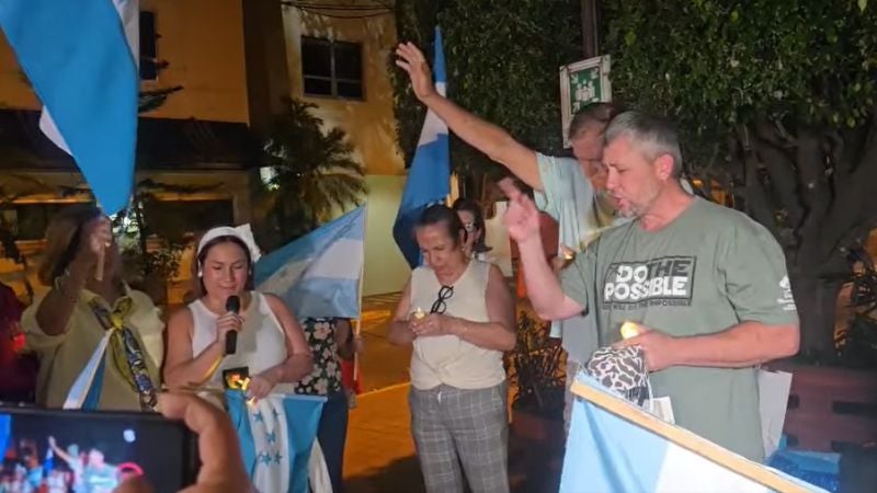 Vigilia en el complejo hotelero