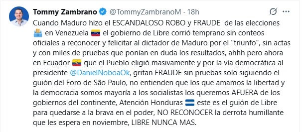 Tomás Zambrano Libre