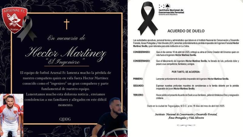 Accidente vial de Héctor Antonio Martínez Sevilla 