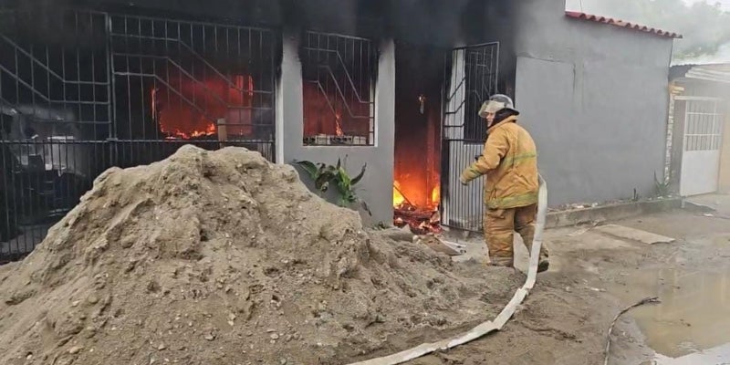 Incendio en vivienda SPS