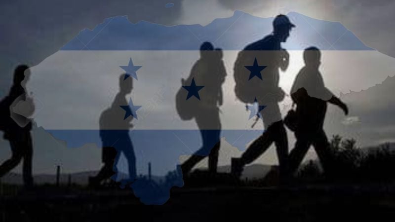 Migrantes de Honduras en México
