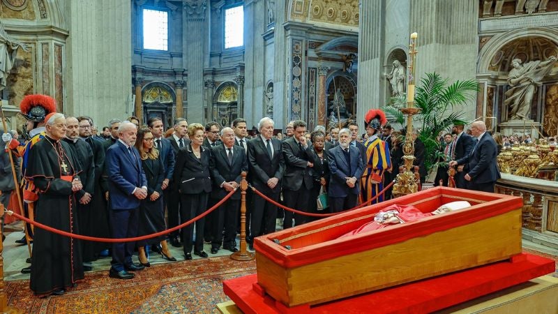 Rito de cierre del féretro del papa Francisco