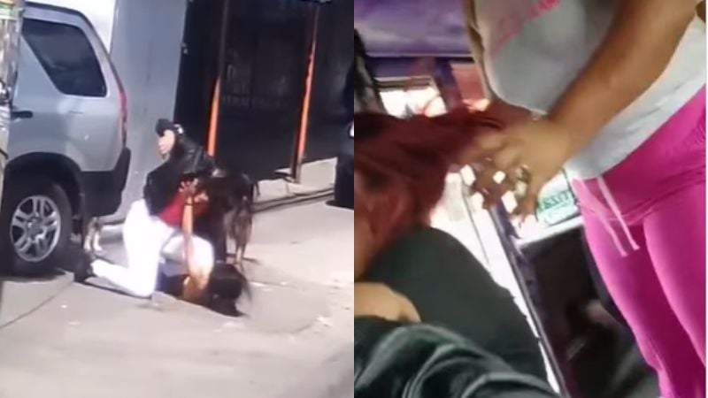Pelea entre mujeres en Tegucigalpa