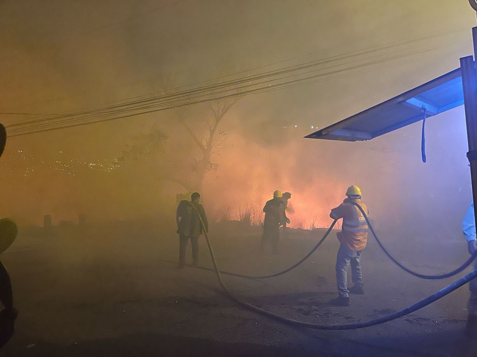 Incendio colonia Cerro Grande