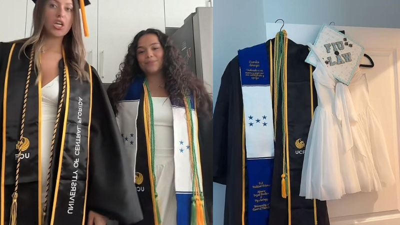 Joven padres hondureños homenaje