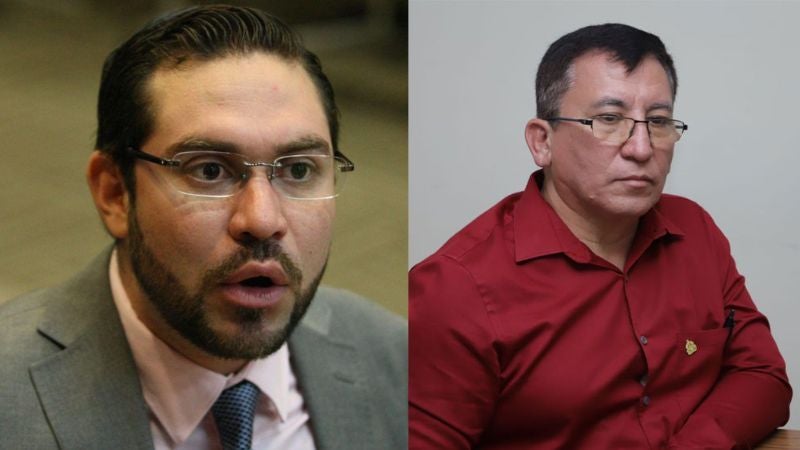 Jorge Cálix y Bartolo Fuentes