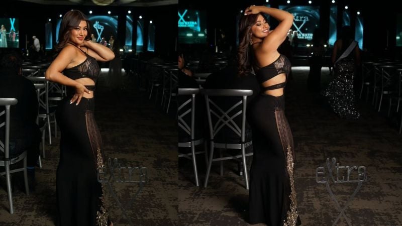 Milagro Flores en premios Extra