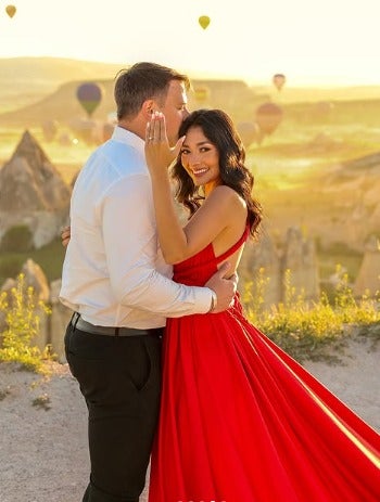 Karlen Pérez y Gustavo Leone se comprometen