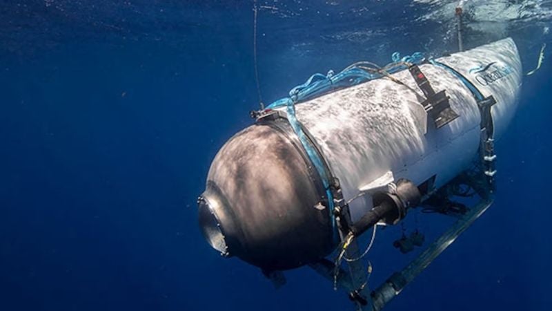 video implosión del Titan