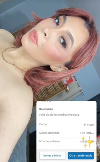 Hondureña recibe otra jugosa transferencia en TikTok