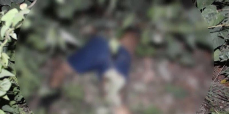 Hombre muerto en Copán