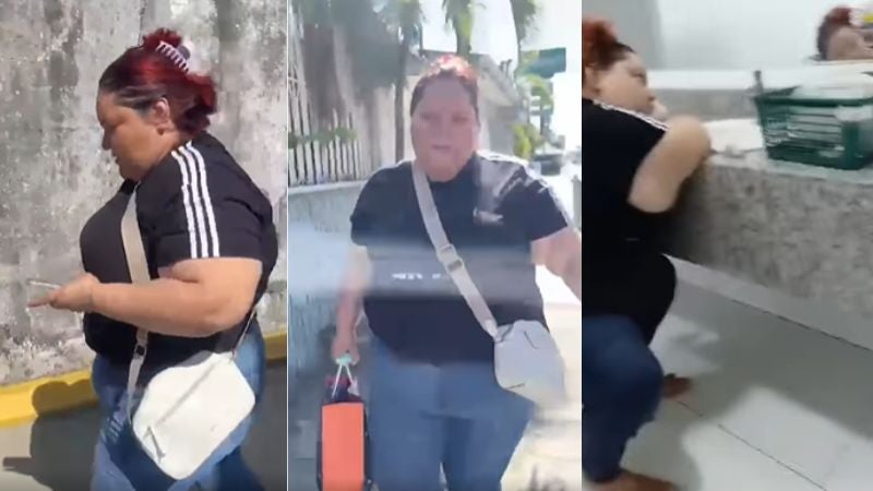mujer robando en Puerto Cortés