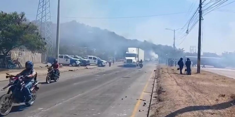 Hay paso en Choloma tras saqueos y daños