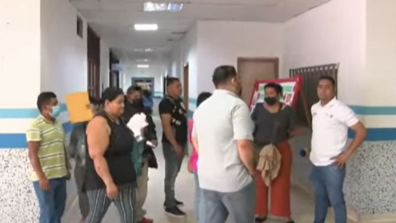 Protesta banco de sangre