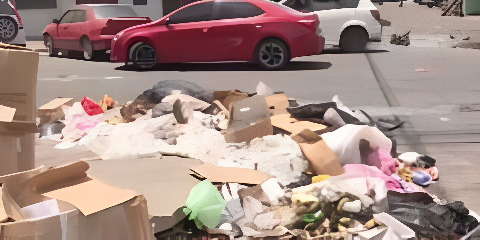 Contaminación y mal olor invaden la 7ª calle por acumulación de basura en barrio Medina de SPS