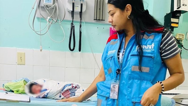 Bebé abandonado en Lepaterique Bebé abandonado en Lepaterique