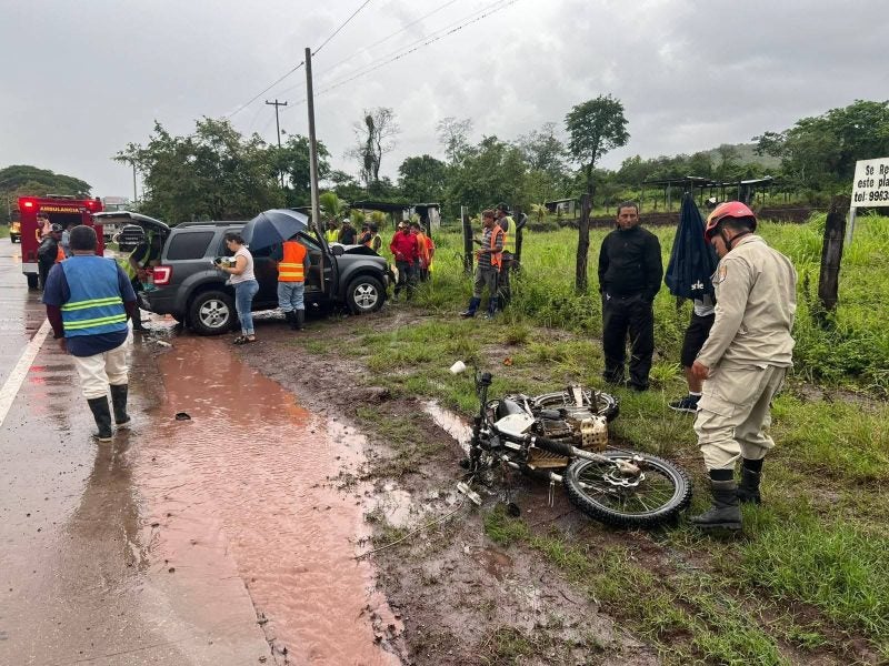 Hombre muere embestido carretera Juticalpa-Tegucigalpa