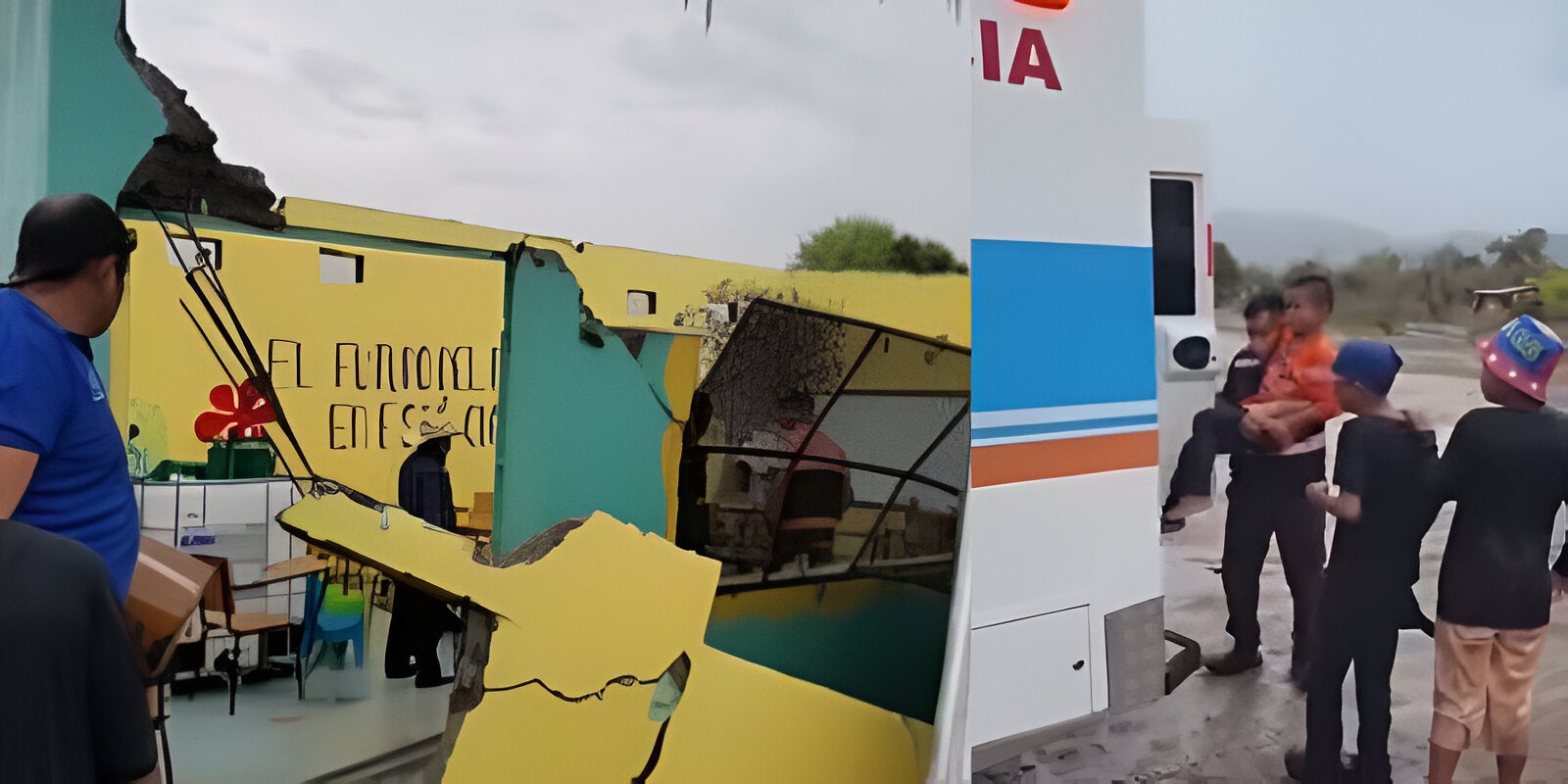 Tragedia en Comayagua: escuela se derrumba en la colonia 25 de Octubre por fuertes lluvias