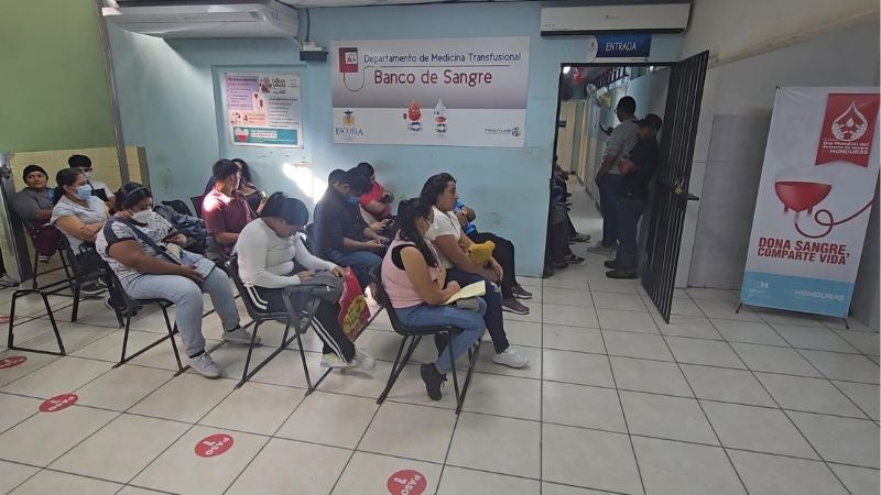 Donación sangre Hospital Escuela