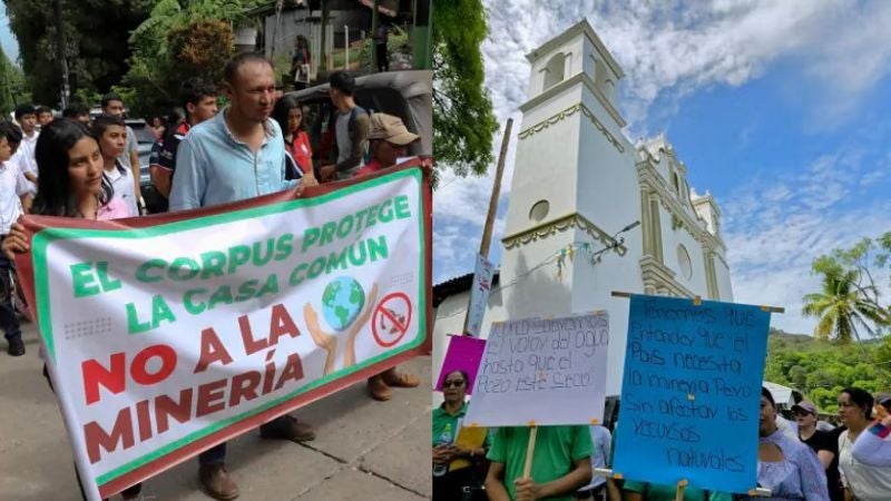 Habitantes de El Corpus marchan