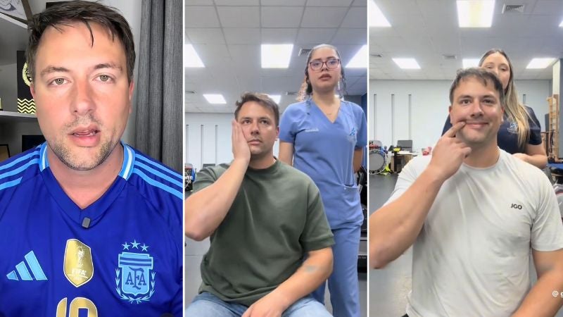 Gus Leone parálisis facial