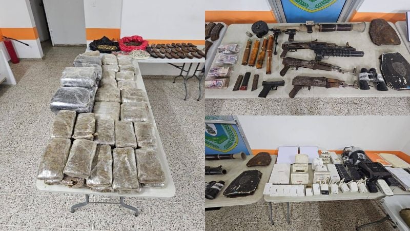 Armas incautada cocina Támara