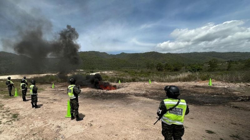 Incineran cocaína 3