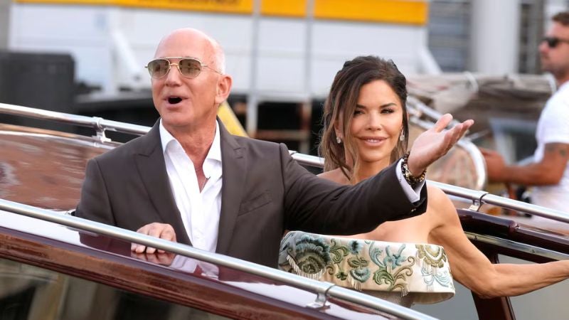 Jeff Bezos y Lauren Sánchez  boda
