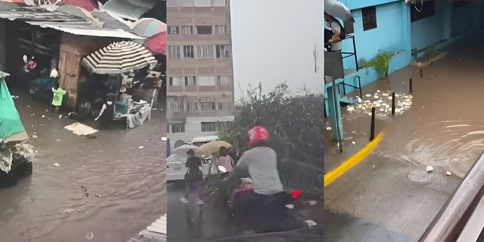 Inundaciones, colapsos y caos por lluvias en TGU y Comayagüela