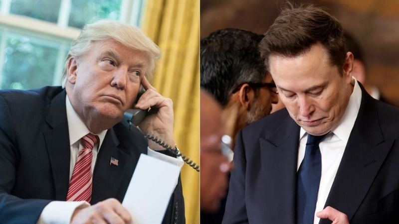 Trump amenaza a Musk