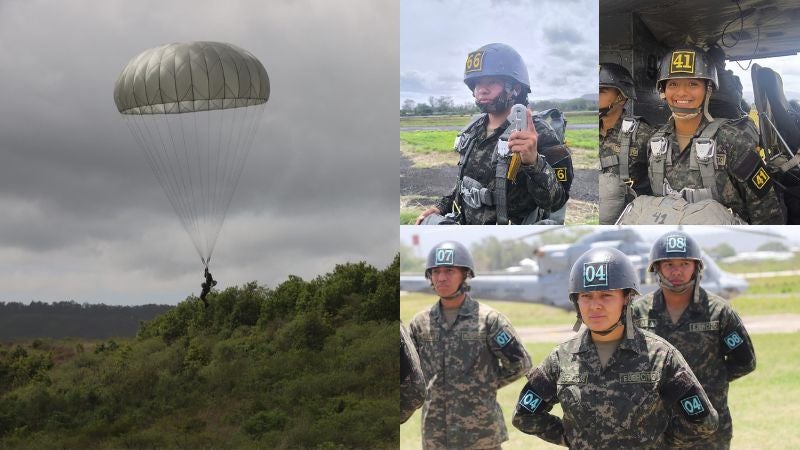 Nuevos paracaidistas mujer