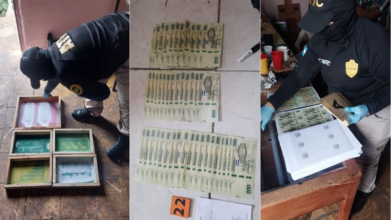 Ruta dinero falso Honduras