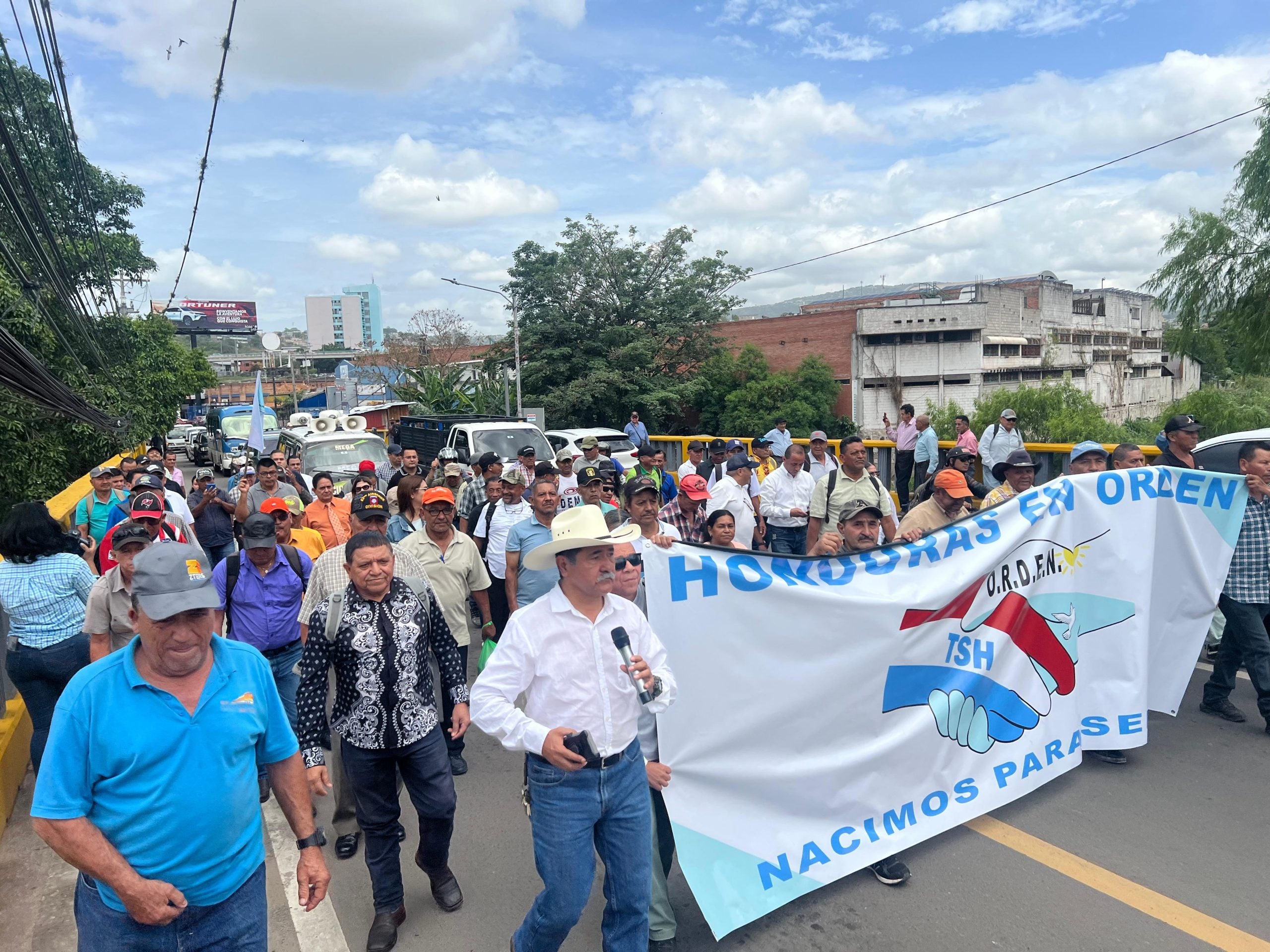 alianza Honduras en Orden protestan CNE
