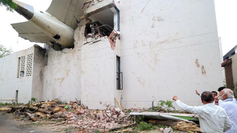 Tragedia aérea en India 1