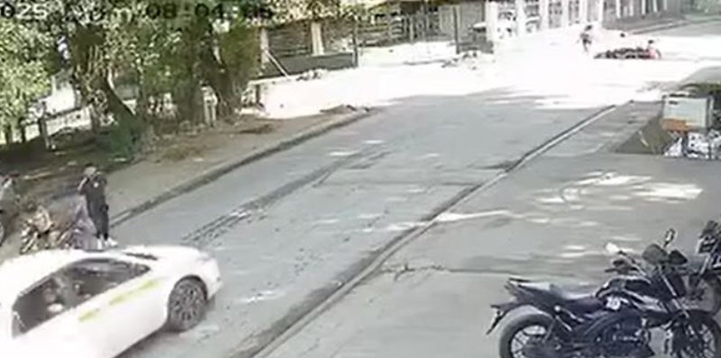 Motociclista y acompañante sufren accidente en El Progreso