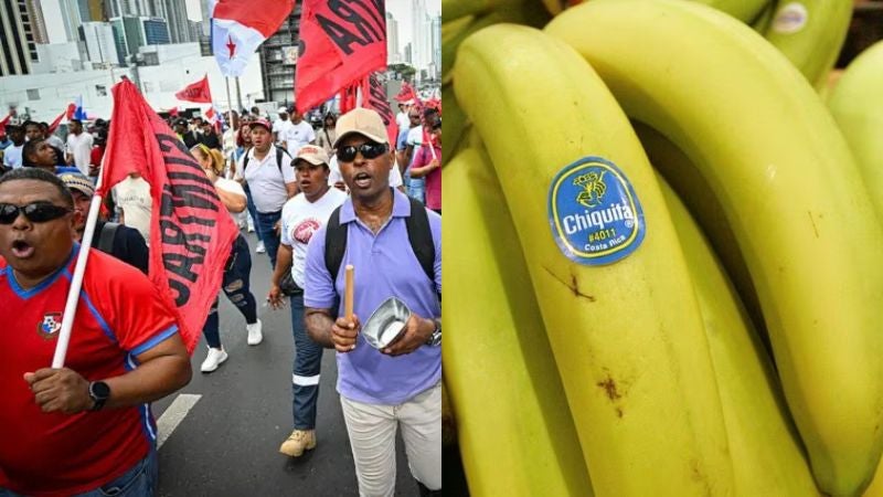trabajadores de bananera reunión Panamá