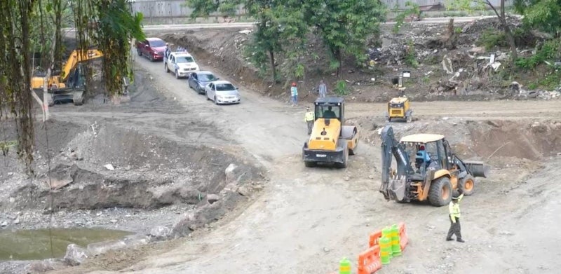 Paso provisional cerca de Expocentro