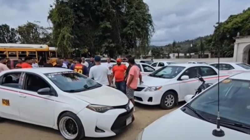 Taxistas anuncian tomas en Danlí