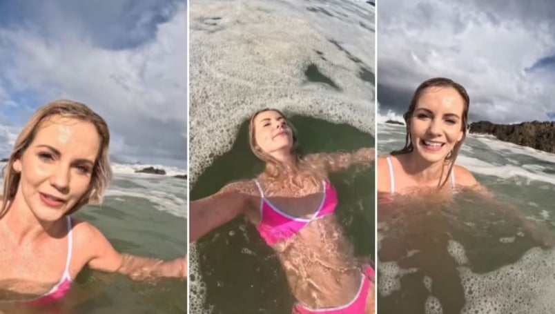 Influencer nada en aguas residuales