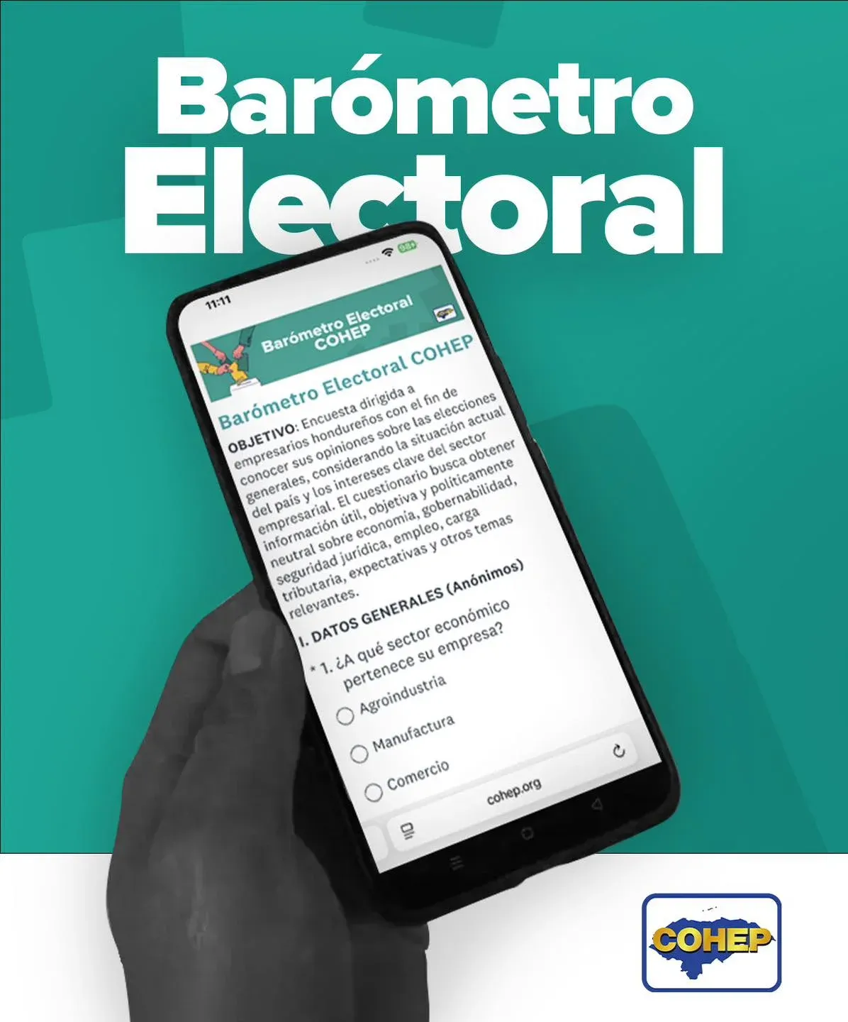 Barómetro en proceso electoral.