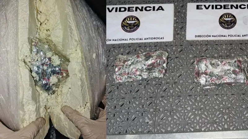 Cocaína queso aduana Mesa