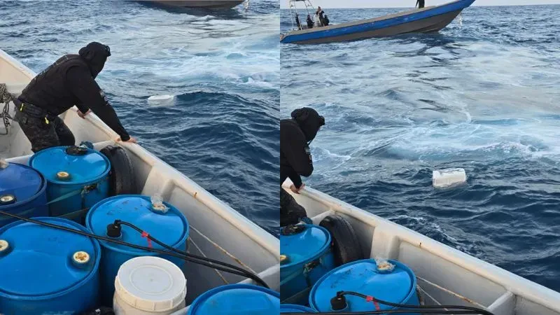 Cocaína flotante táctica Caribe