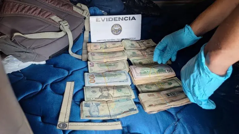 Decomiso dólares fronteras Honduras