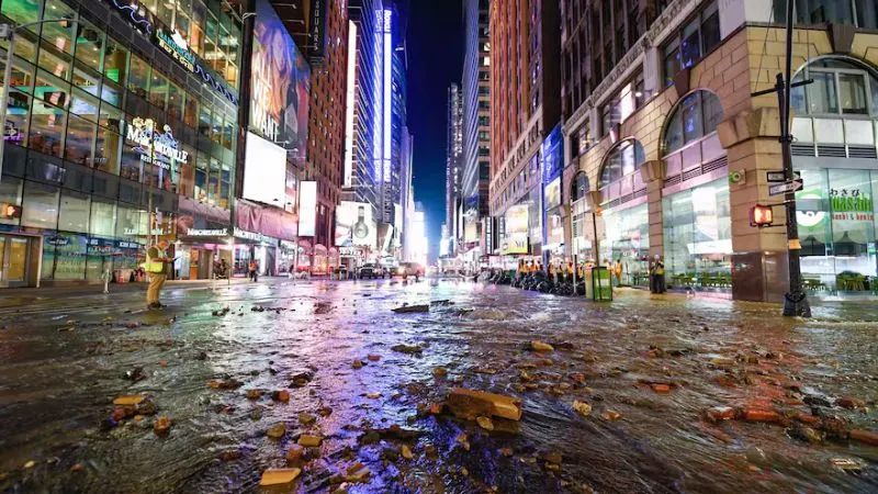 inundaciones en Nueva York