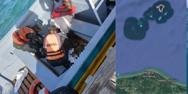 Testigo relata rescate en Atlántida: “Salvamos a tres niñas con vida tras el naufragio”