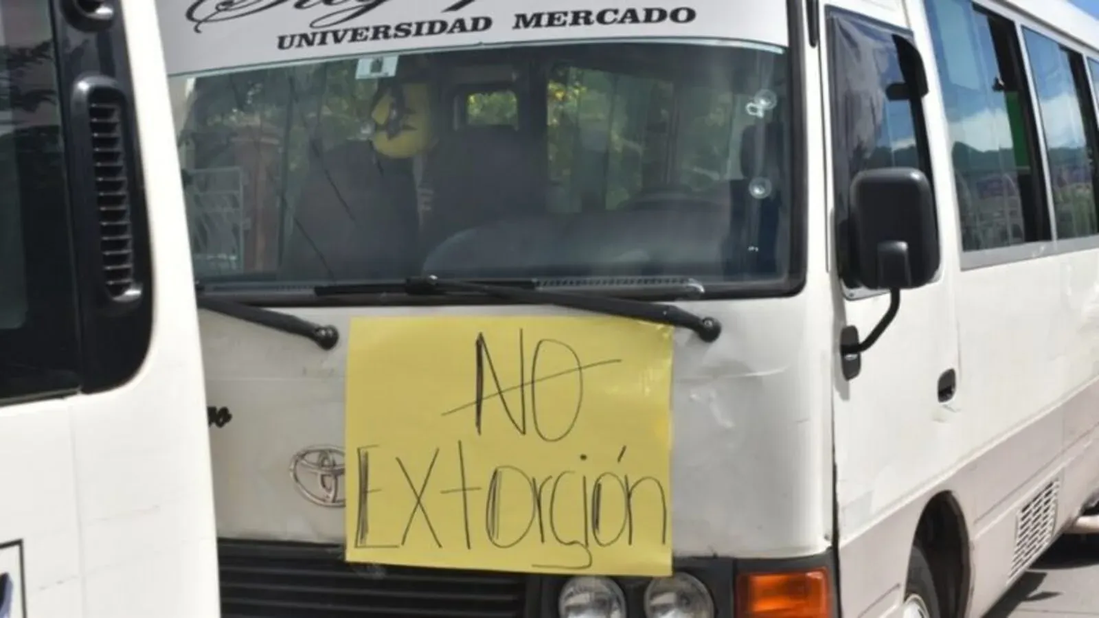 Transporte extorsión en 2025