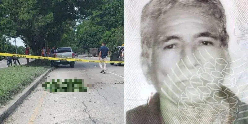 Cerca de escuela hombre muere atropellado en Choloma, Cortés