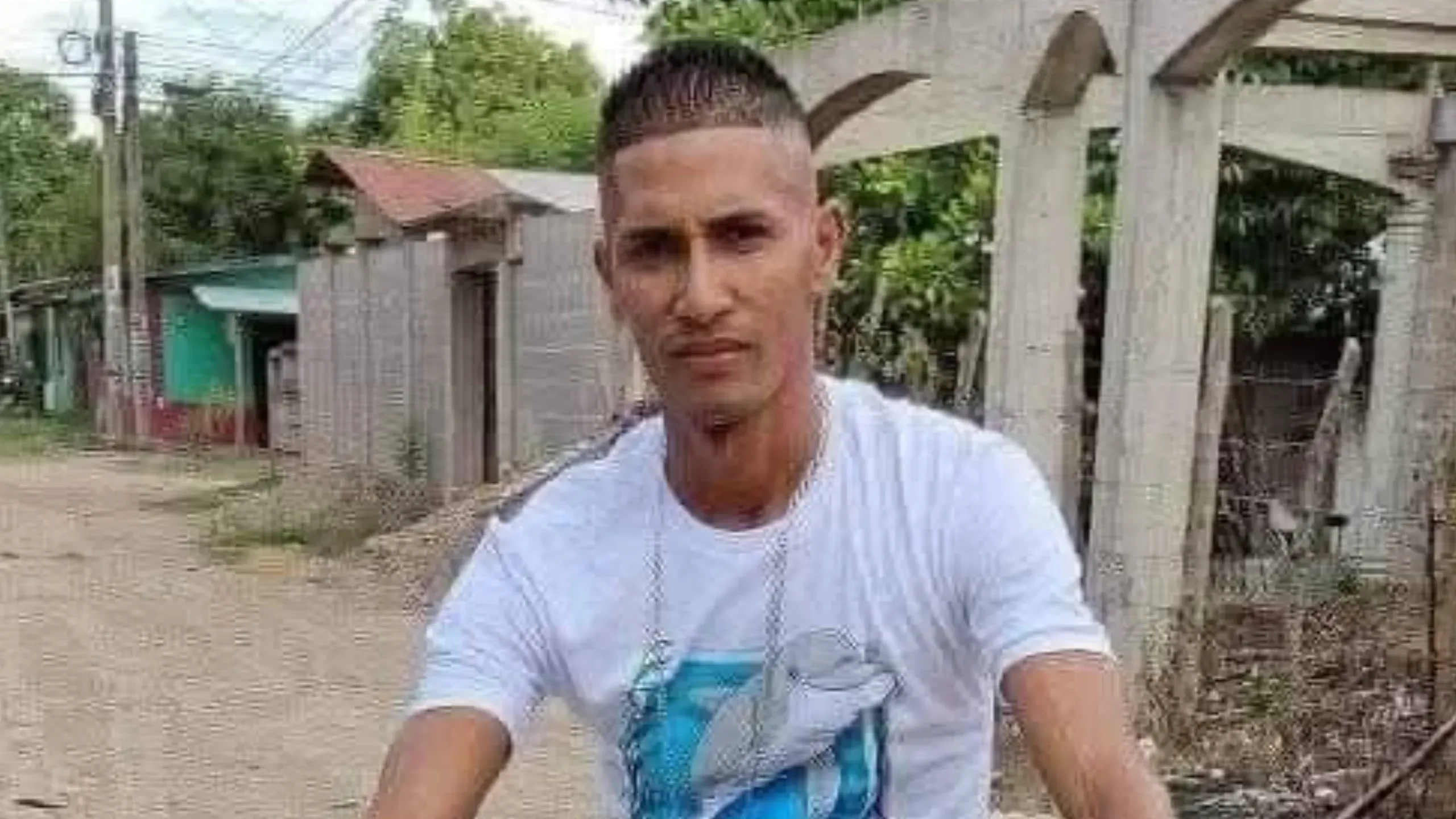 Hombre acribillado Olanchito